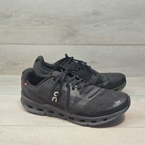 On Running Men's Black Athletic Running Shoes Sneakers Sz 13